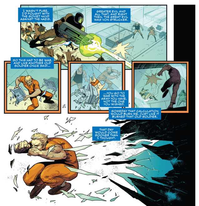 Captain America #11 art by Adam Kubert and Matt Milla